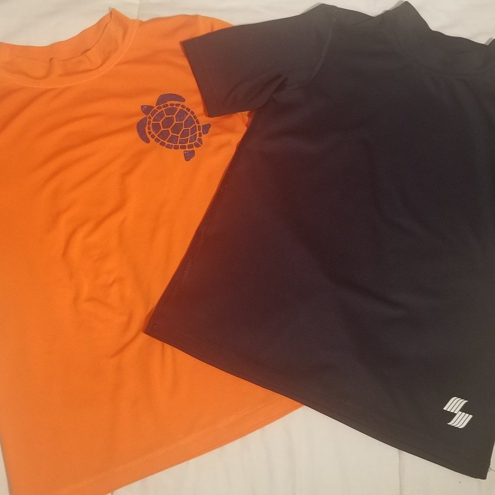 Cat & Jack Children's Place Boys Swim Shirts size 7